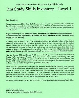 Book Inventory: Level I HM Group