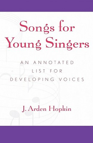 Книга Songs for Young Singers J. Arden Hopkin