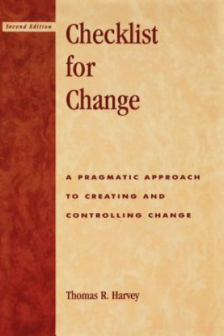 Livro Checklist for Change Thomas R. Harvey