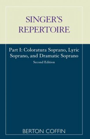Book Singer's Repertoire, Part I Berton Coffin