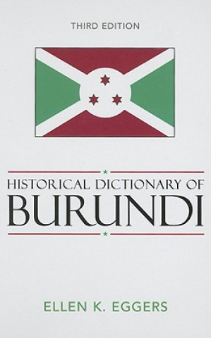 Kniha Historical Dictionary of Burundi Ellen K. Eggers