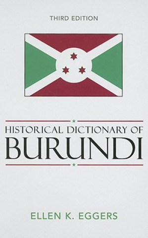 Buch Historical Dictionary of Burundi Ellen K. Eggers