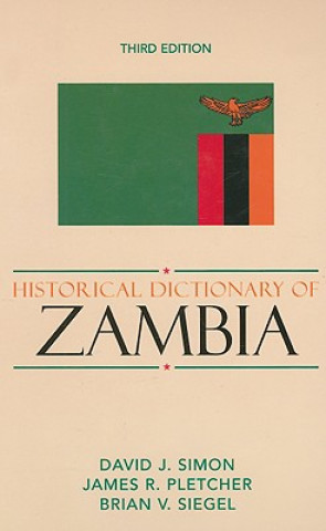 Carte Historical Dictionary of Zambia David J. Simon