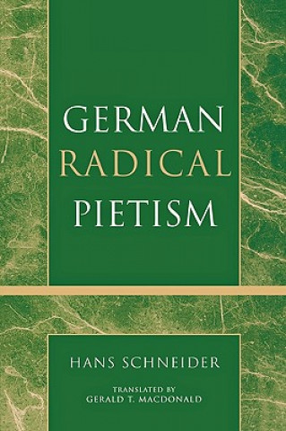 Carte German Radical Pietism Hans Schneider