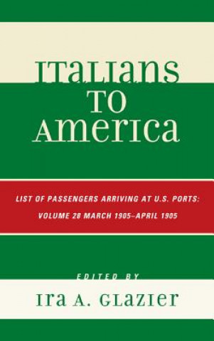 Carte Italians to America Ira A. Glazier