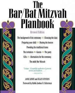 Knjiga Bar/Bat Mitzvah Planbook Ellen Epstein