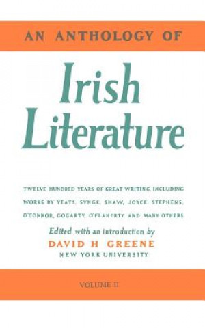 Carte Anthology of Irish Literature (Vol. 2) Daniel G. Calder