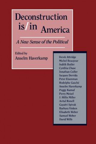 Livre Deconstruction Is/In America Anselm Haverkamp