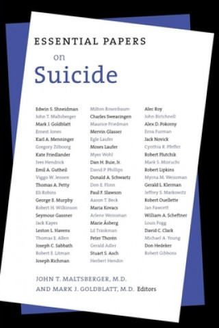 Kniha Essential Papers on Suicide Mark J. Goldblatt