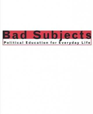 Kniha Bad Subjects Ron Alcalay