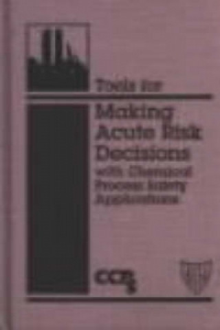 Kniha Tools for Making Acute Risk Decisions with Chemical Process Safety Applications American Institution of Chemical Engineers