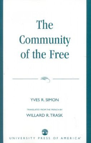 Kniha Community of the Free Yves R. Simon