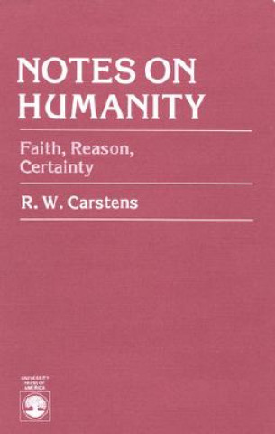 Kniha Notes on Humanity R.W. Carstens