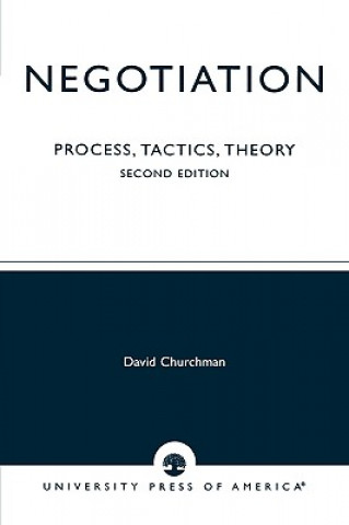 Kniha Negotiation David Churchman