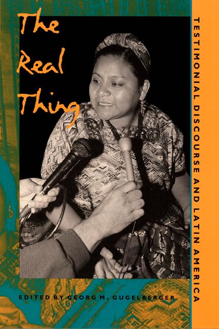 Buch Real Thing Georg M. Gugelberger
