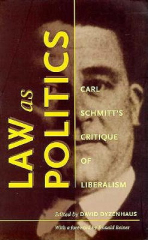 Knjiga Law as Politics D. Dyzenhaus