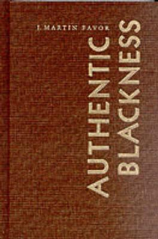 Book Authentic Blackness J. Favor
