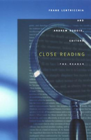 Livro Close Reading Frank Lentricchia