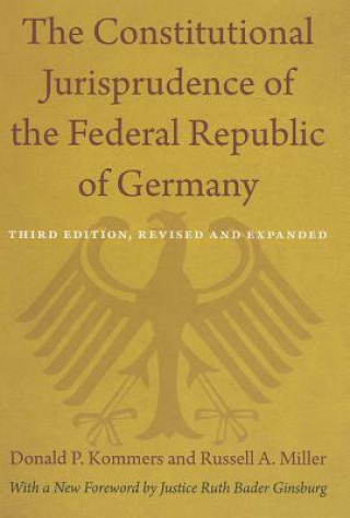 Book Constitutional Jurisprudence of the Federal Republic of Germany Donald P. Kommers