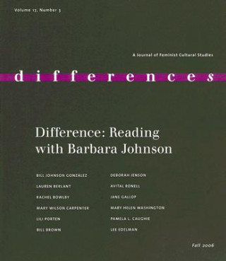 Knjiga Difference Naomi Schor