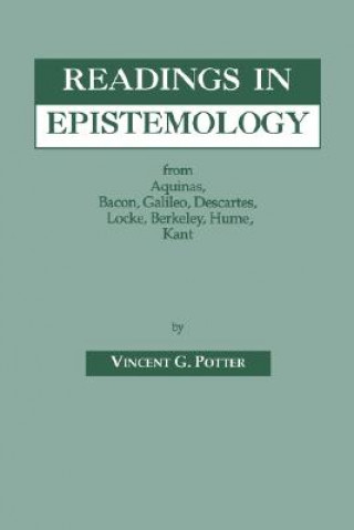 Kniha Readings in Epistemology Vincent G. Potter