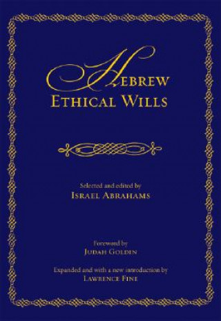 Carte Hebrew Ethical Wills Israel Abrahams