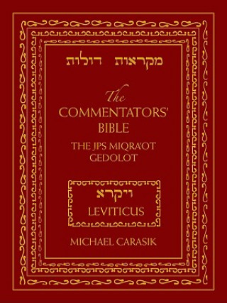 Carte Commentators' Bible: Leviticus Michael Carasik