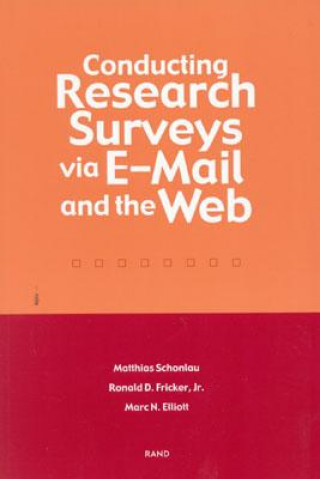 Książka Conducting Research Surveys Via E-mail and the Web Matthias Schonlau