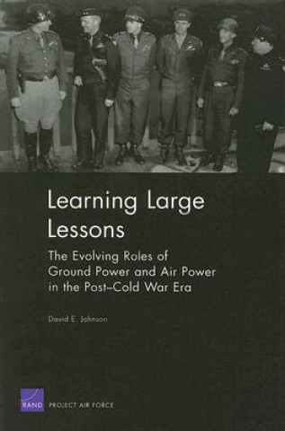 Kniha Learning Large Lessons David E. Johnson