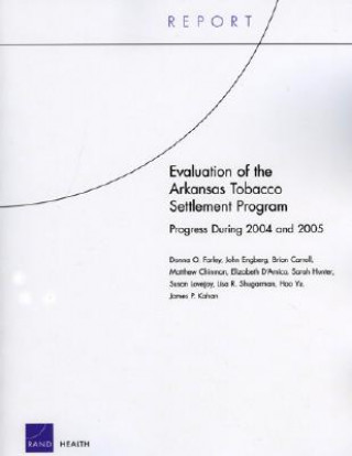 Knjiga Evaluation of the Arkansas Tobacco Settlement Program Donna O. Farley