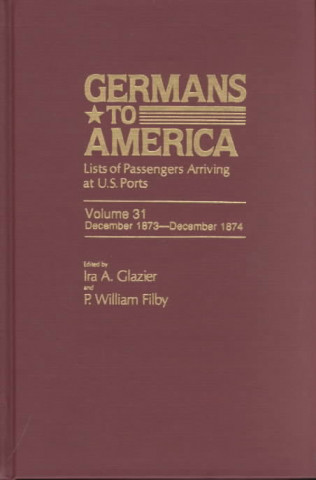 Carte Germans to America, Dec. 1, 1873-Dec. 29, 1874 