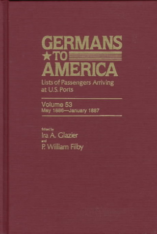 Carte Germans to America, May 1, 1886-Jan. 3, 1887 