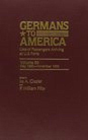 Carte Germans to America, May 1, 1890-Nov. 28, 1890 