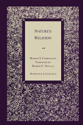 Kniha Nature's Religion Robert S. Corrington