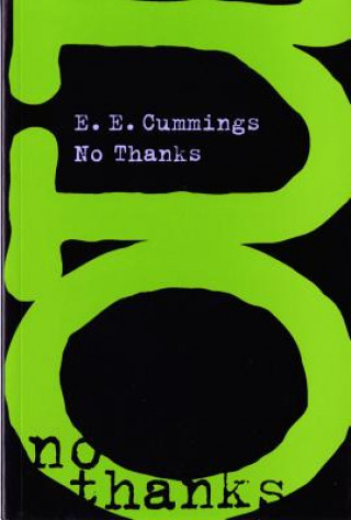 Книга No Thanks E. E. Cummings
