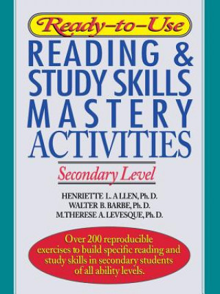 Könyv Ready-to-Use Reading & Study Skills Mastery Activities Henriette L. Allen
