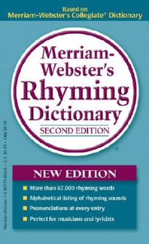 Kniha Merriam-Webster's Rhyming Dictionary 