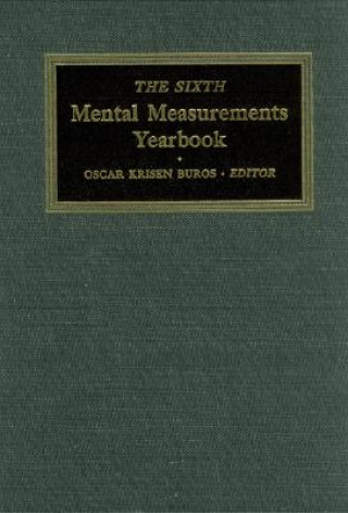 Book Mental Measurements Yearbook Buros Institute