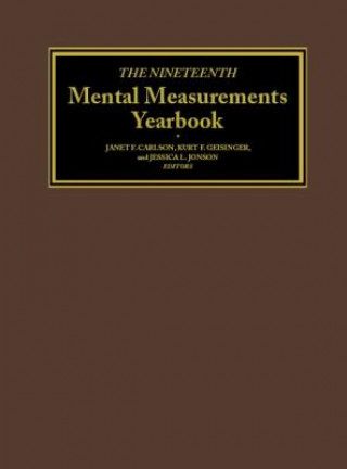 Kniha Nineteenth Mental Measurements Yearbook Jessica L. Jonson