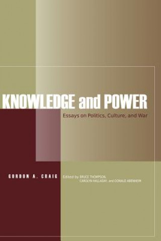 Buch Knowledge and Power Gordon A. Craig