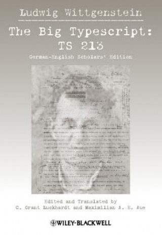 Βιβλίο Big Typescript - TS 213 German English Scholars' Edition Ludwig Wittgenstein