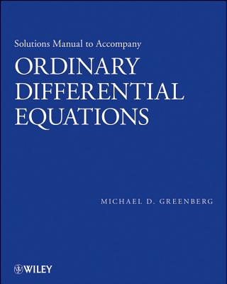 Kniha Solutions Manual to accompany Ordinary Differential Equations Michael D. Greenberg