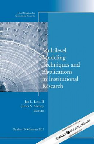 Kniha Multilevel Modeling Techniques and Applications in Institutional Research IR (Institutional Research)