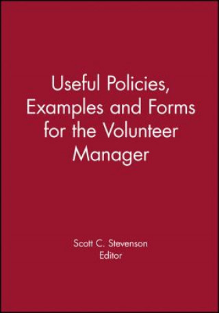 Book Useful Policies, Forms and Examples for the Volunteer Manager Vmr