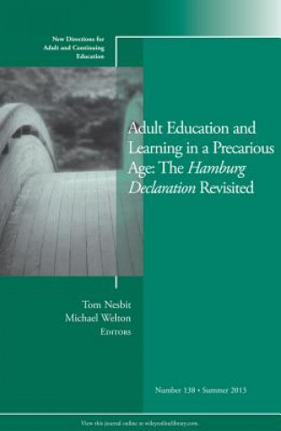 Książka Adult Education and Learning in a Precarious Age: The Hamburg Declaration Revisited Ace