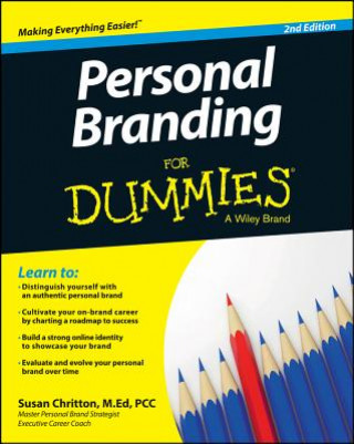 Könyv Personal Branding For Dummies 2e Susan Chritton