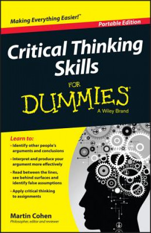 Kniha Critical Thinking Skills For Dummies Wiley