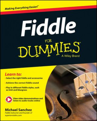 Book Fiddle For Dummies - Book + Online Video & Audio Instruction Michael John Sanchez