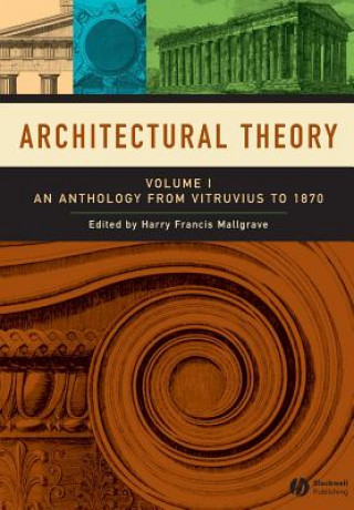 Carte Architectural Theory - An Anthology from Vitruvius  to 1870 V 1 Harry Francis Mallgrave