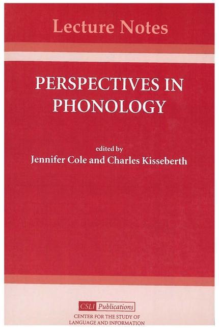 Buch Perspectives in Phonology Jennifer S. Cole